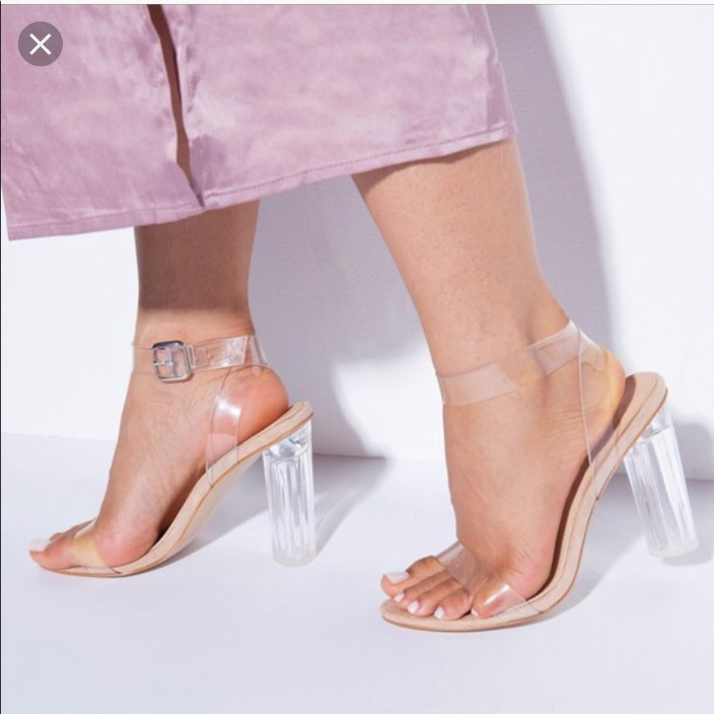 Clear Sandal heels